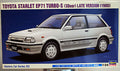1988 Toyota Starlet EP-71 Turbo S (3-door) Late 1:24 Hasegawa 21132