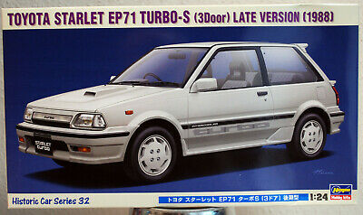 1988 Toyota Starlet EP-71 Turbo S (3-door) Late 1:24 Hasegawa 21132