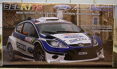 Belkits 002 + tk001 SET 2010 Ford Fiesta S 2000 WRC Rallye + Upgrade Set 1:24