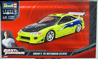 Revell 07691 1995 Brians Mitsubishi Eclipse Fast & Furious 1:25