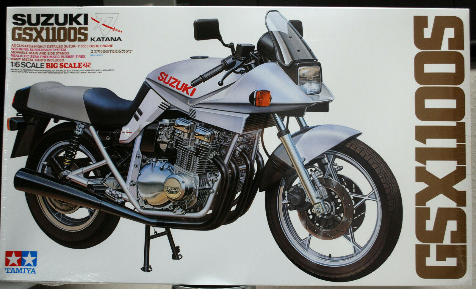 1981 Suzuki GSX 1100 S Katana 1:6 Tamiya 16025