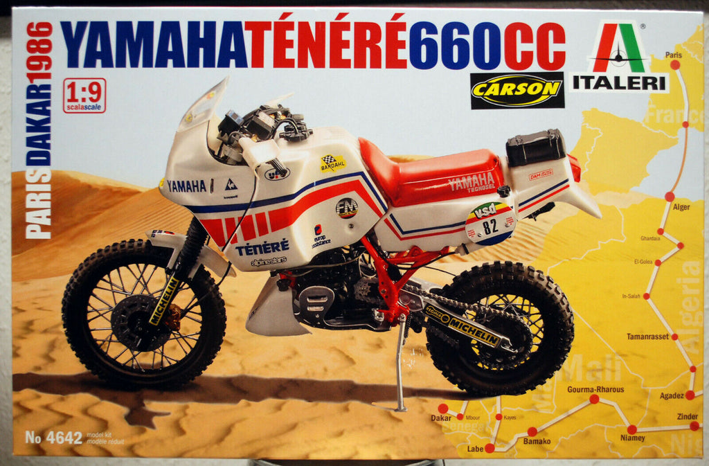 1986 Yamaha Ténéré 660 CC Paris - Dakar 1:9  Italeri 4642