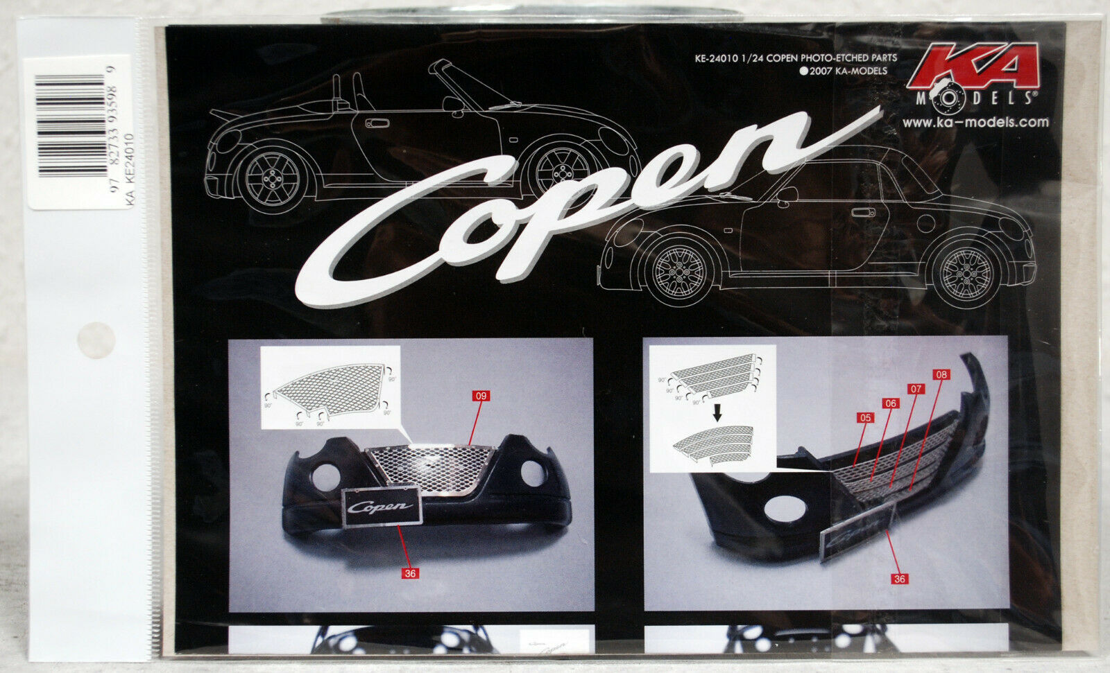 KA Models KA24010 UpGrade PE Set für daihatsu Copen 1:24