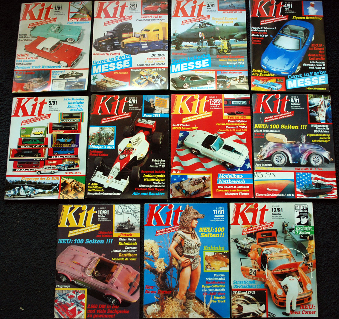KIT Modellbaumagazin 1991 11 Hefte komplett