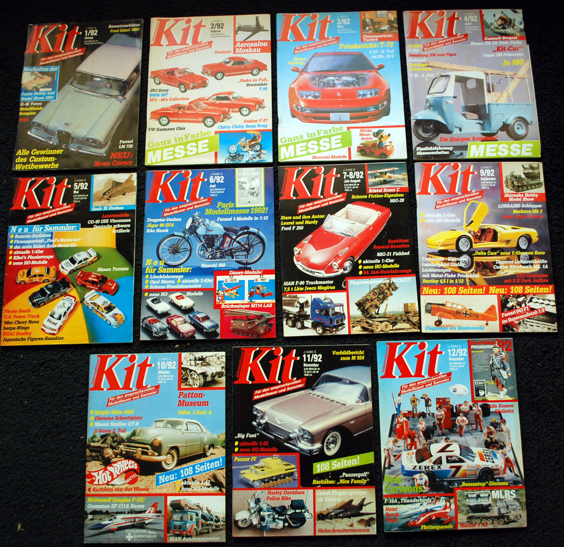 KIT Modellbaumagazin 1992 11 Hefte komplett