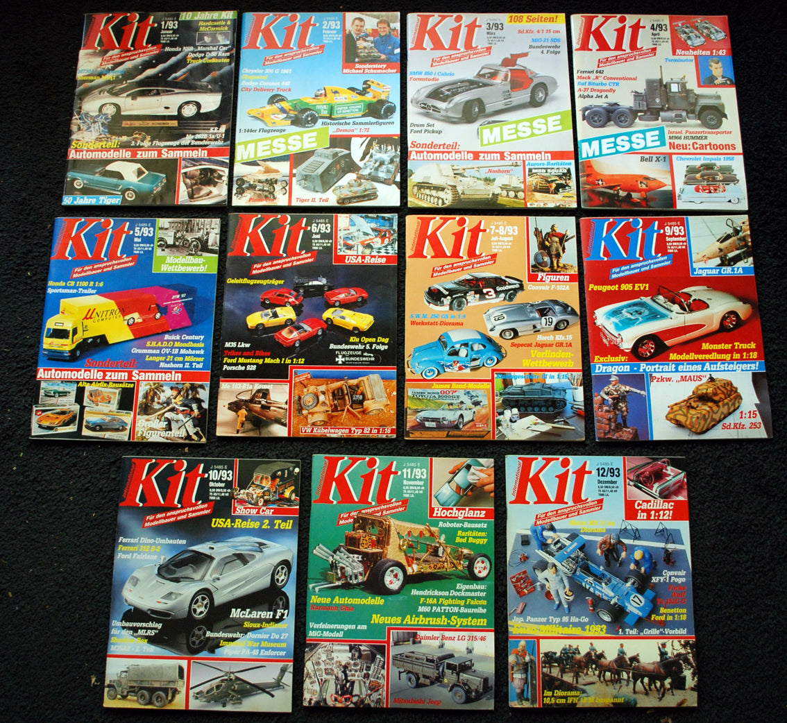 KIT Modellbaumagazin 1993 11 Hefte komplett