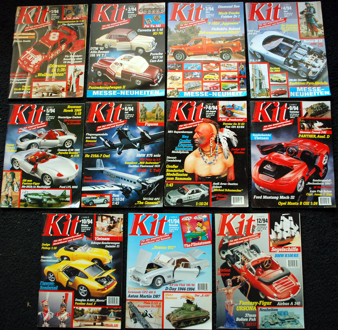 KIT Modellbaumagazin 1994 11 Hefte komplett