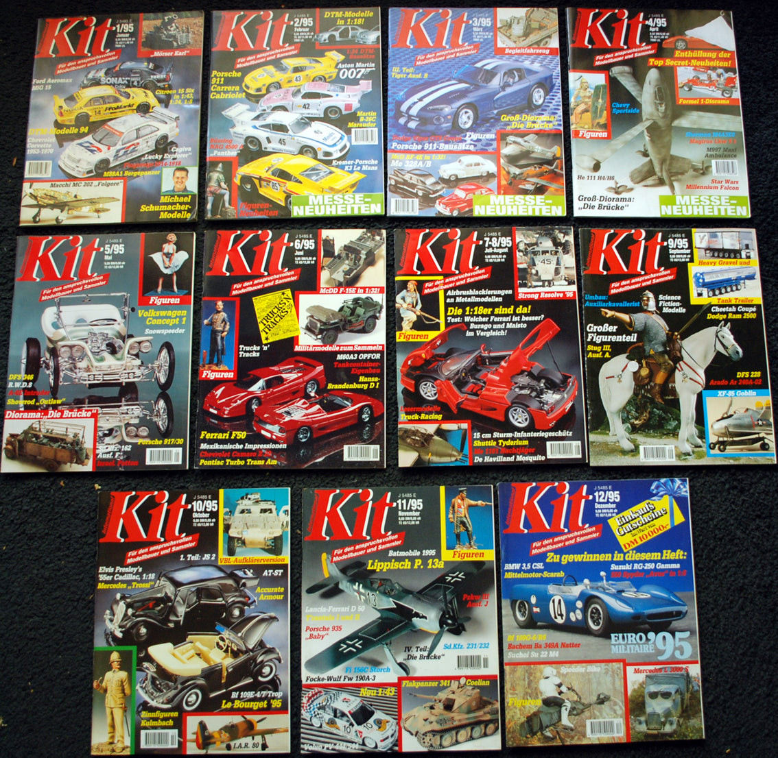 KIT Modellbaumagazin 1995 11 Hefte komplett
