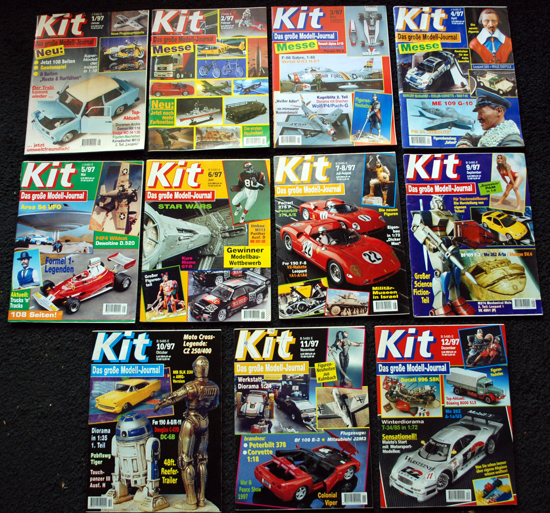 KIT Modellbaumagazin 1997 11 Hefte komplett