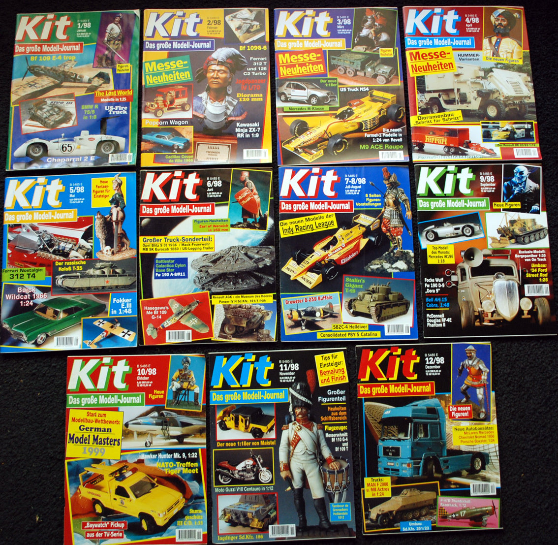 KIT Modellbaumagazin 1998 11 Hefte komplett