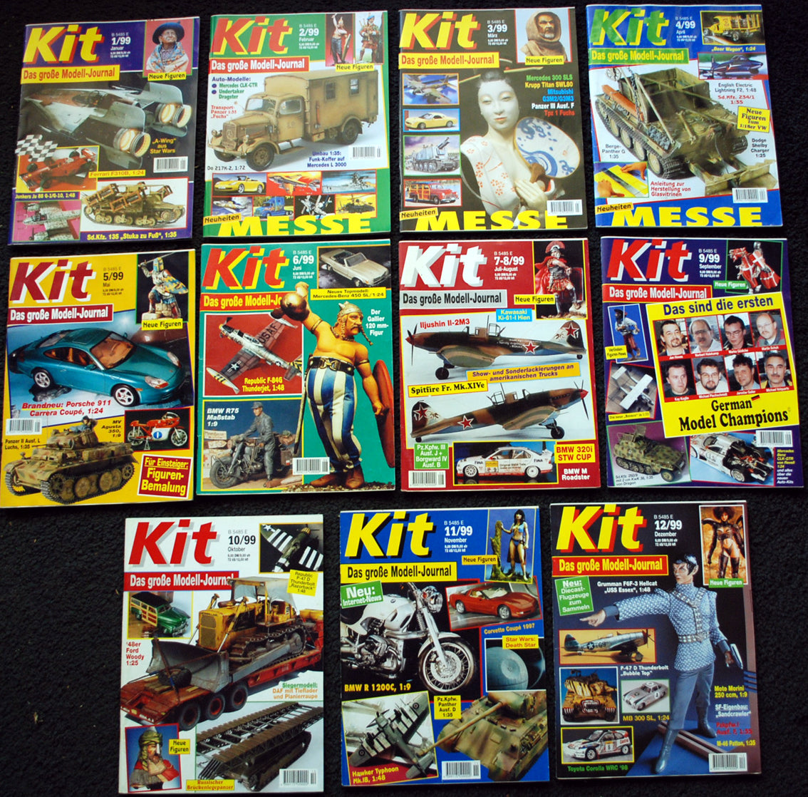 KIT Modellbaumagazin 1999 11 Hefte komplett