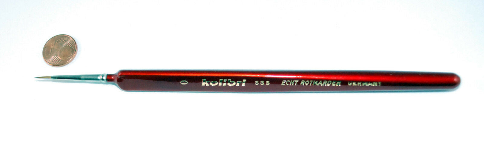 Kolibri Rotmarder Rundpinsel Gr. 10/0 bis 6 Öl- Acryl- Künstlerpinsel