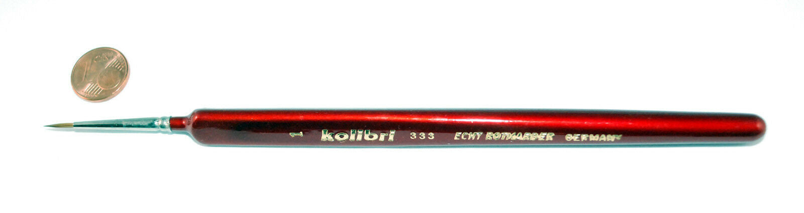 Kolibri Rotmarder Rundpinsel Gr. 10/0 bis 6 Öl- Acryl- Künstlerpinsel