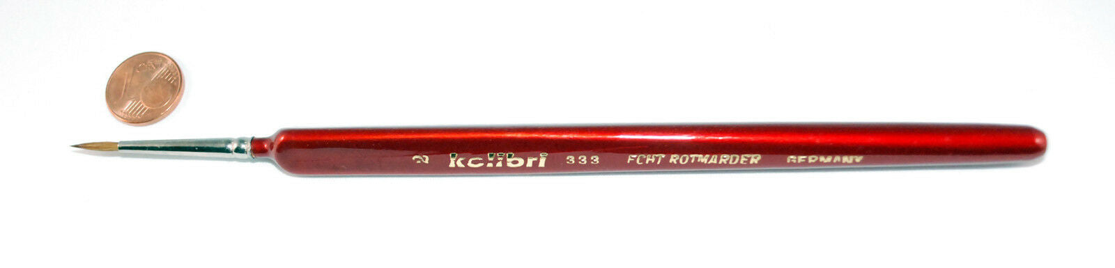 Kolibri Rotmarder Rundpinsel Gr. 10/0 bis 6 Öl- Acryl- Künstlerpinsel