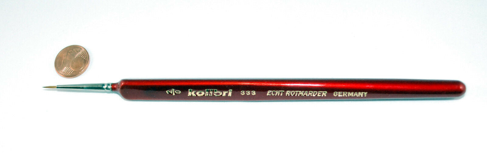 Kolibri Rotmarder Rundpinsel Gr. 10/0 bis 6 Öl- Acryl- Künstlerpinsel