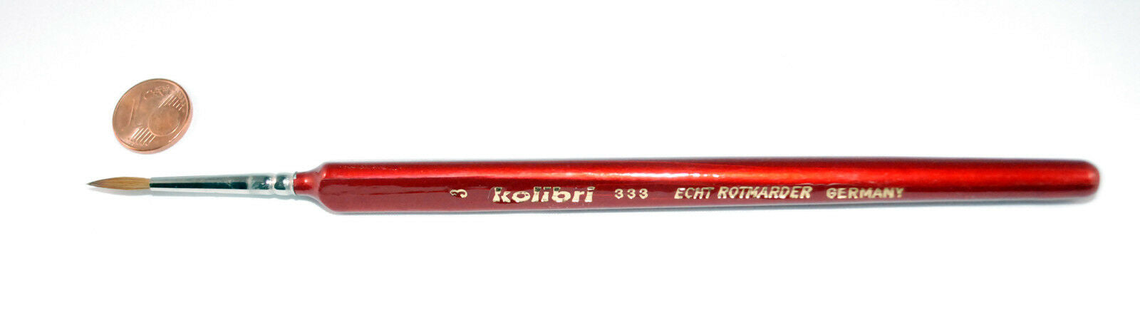 Kolibri Rotmarder Rundpinsel Gr. 10/0 bis 6 Öl- Acryl- Künstlerpinsel