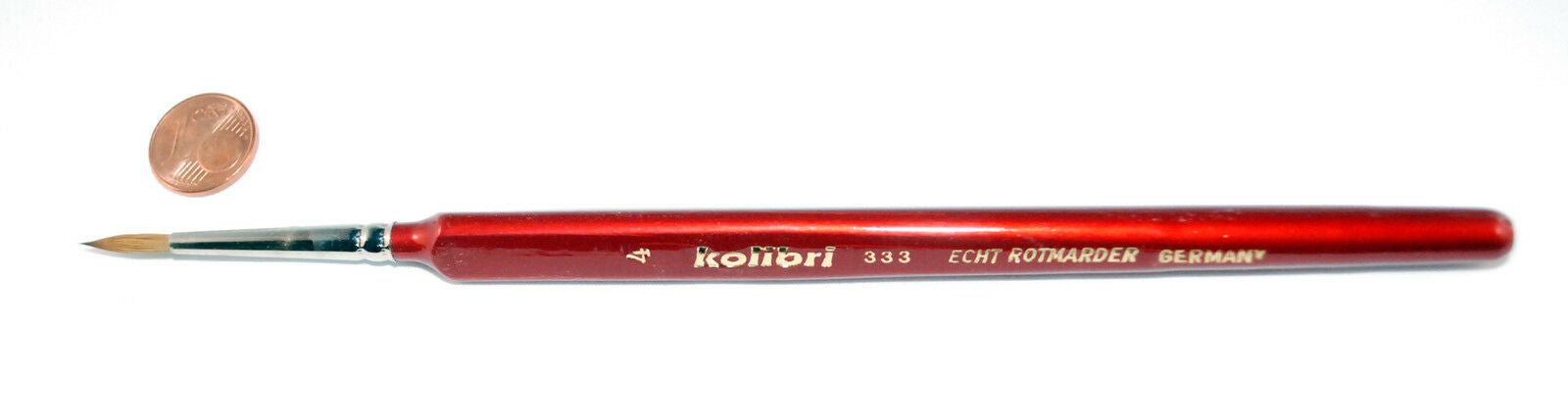 Kolibri Rotmarder Rundpinsel Gr. 10/0 bis 6 Öl- Acryl- Künstlerpinsel