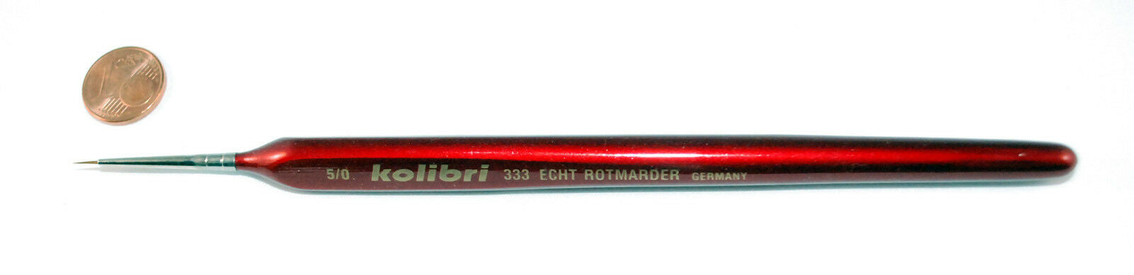 Kolibri Rotmarder Rundpinsel Gr. 10/0 bis 6 Öl- Acryl- Künstlerpinsel