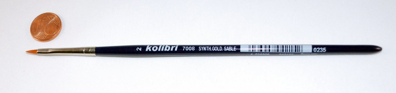 Kolibri Synthetik Flachpinsel Gr. 0 bis 10 Öl- Acryl- Aquarell- Künstlerpinsel