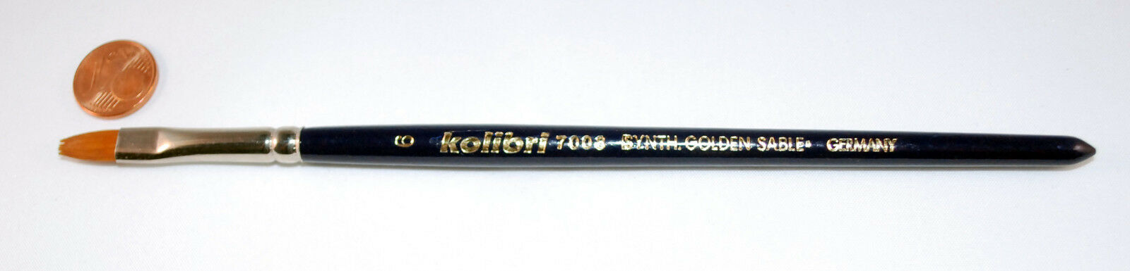 Kolibri Synthetik Flachpinsel Gr. 0 bis 10 Öl- Acryl- Aquarell- Künstlerpinsel