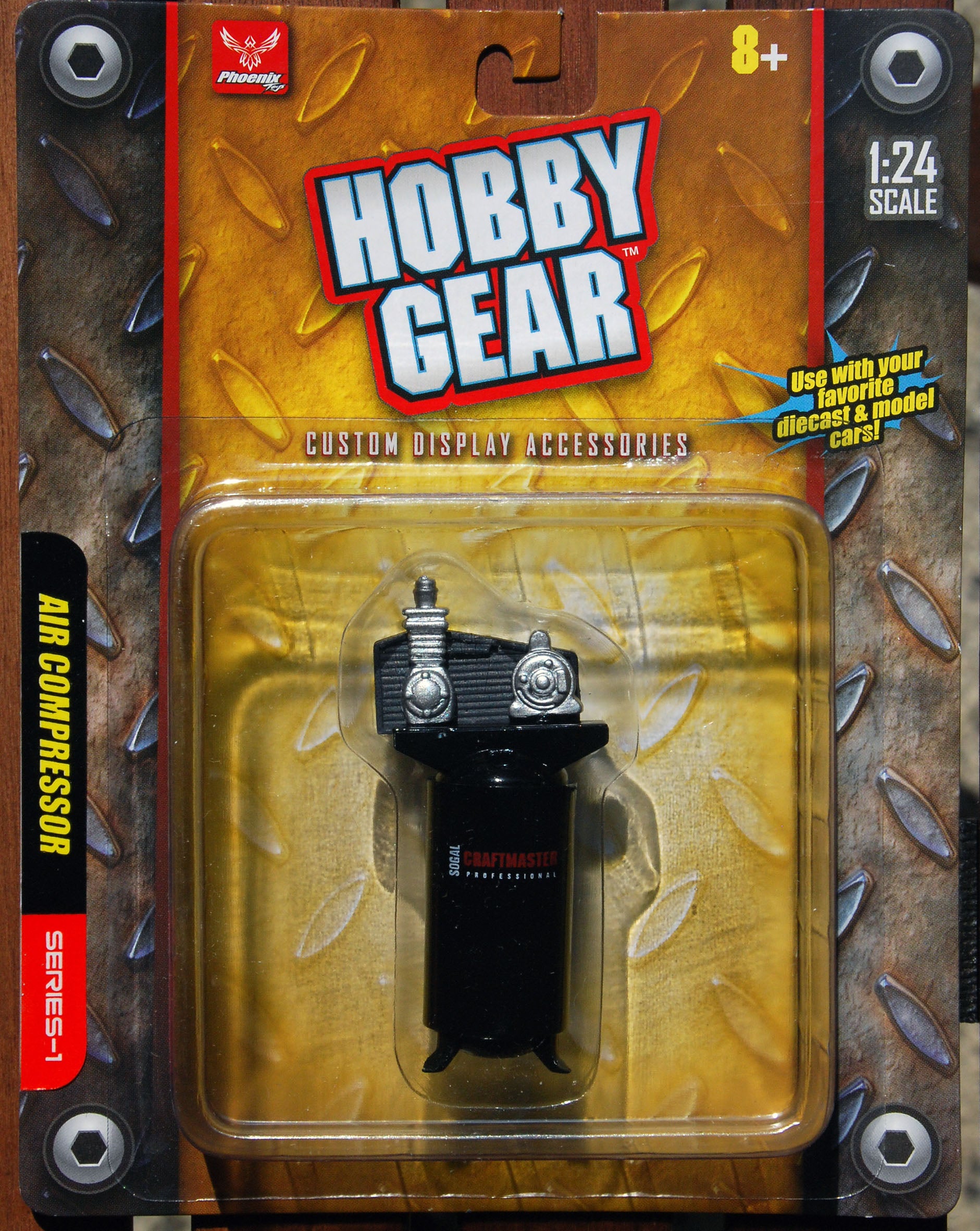 17019 Kompressor groß  Werkstatt Autoreparatur Werkzeug, 1:24, Hobby Gear