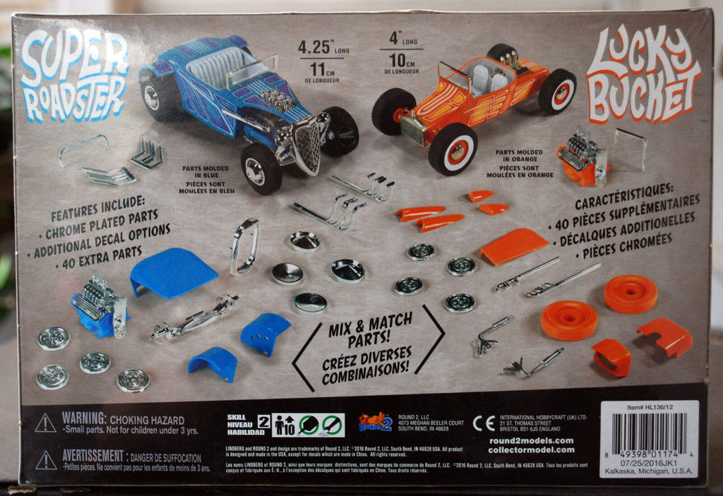Customizable Show Rods 1:32 Lindberg 136