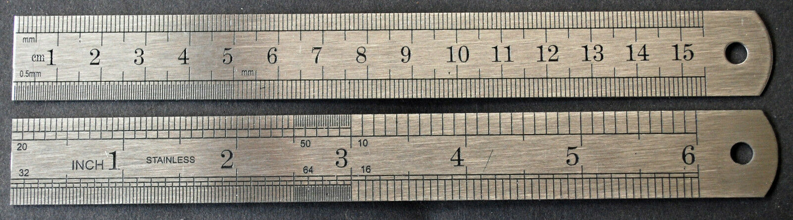 Lineal, Stahllineal 150mm / 300mm