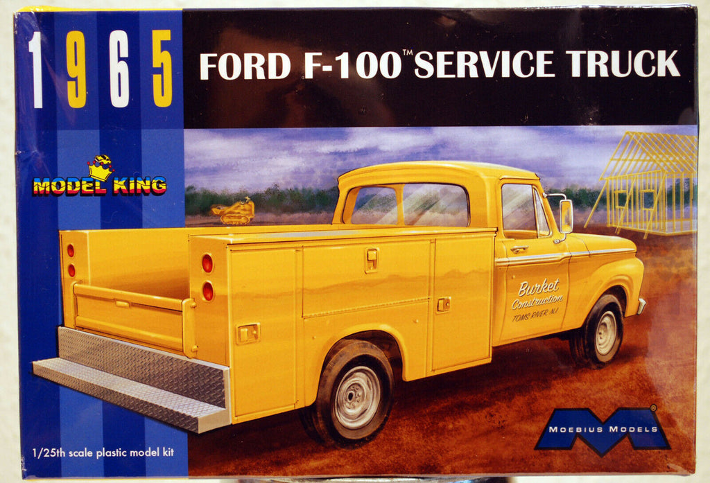 Moebius 1235 1965 Ford F -100 Service Truck Pickup 1:25