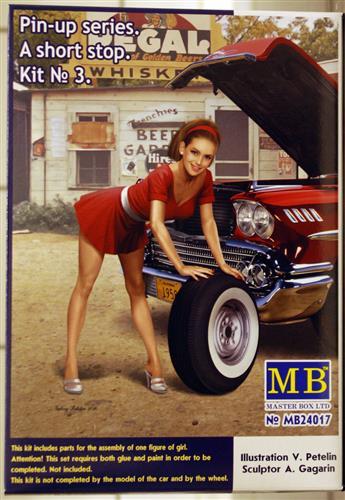 24017 Master Box Pin Up Series a short stop No.3 Figurenbausatz 1:24 neu 2016
