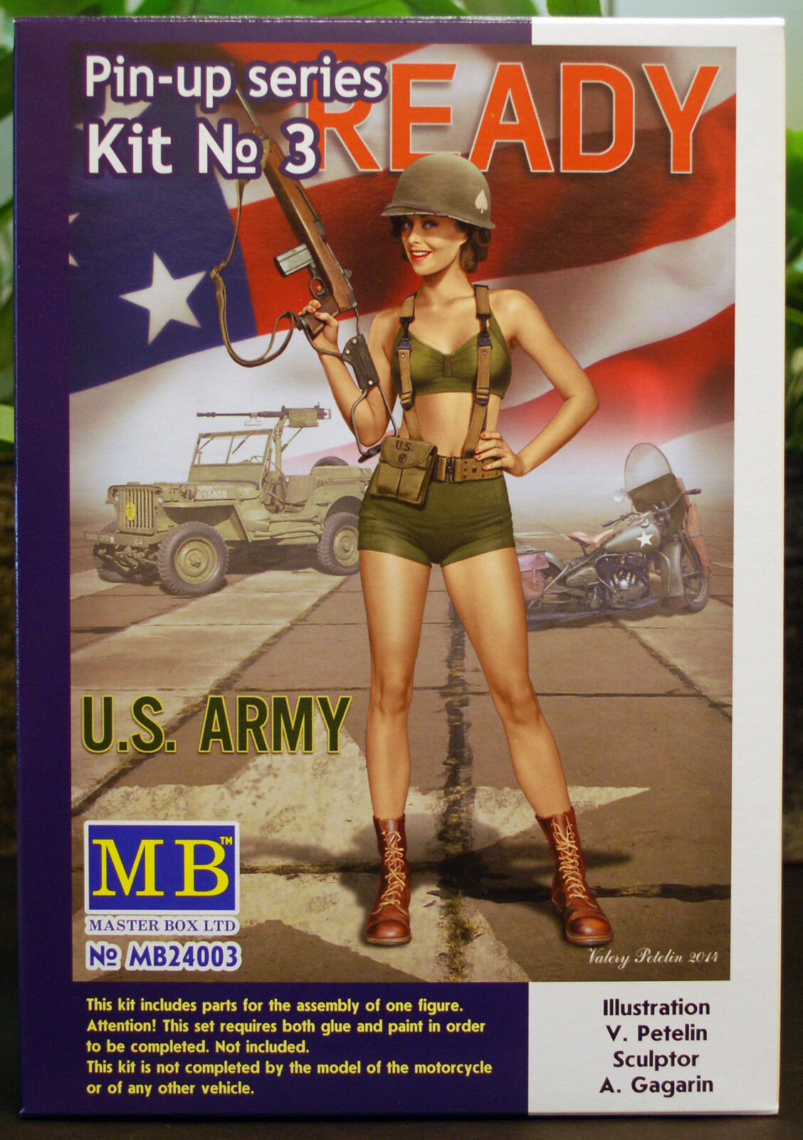 24001B Master Box Pin Up series I alle drei Bausätze 1:24
