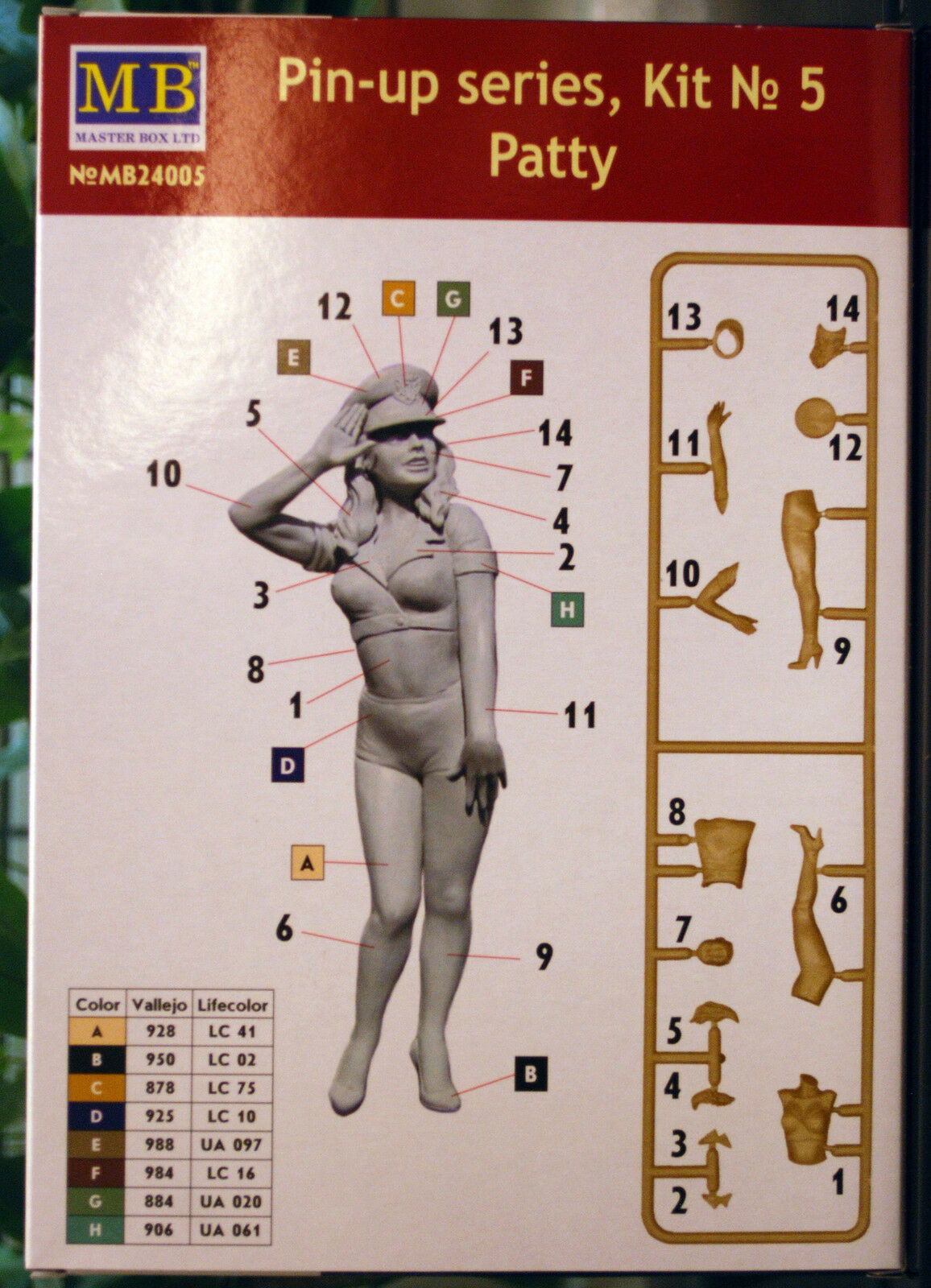 24005 Master Box Pin Up series Patty Figurenbausatz 1:24
