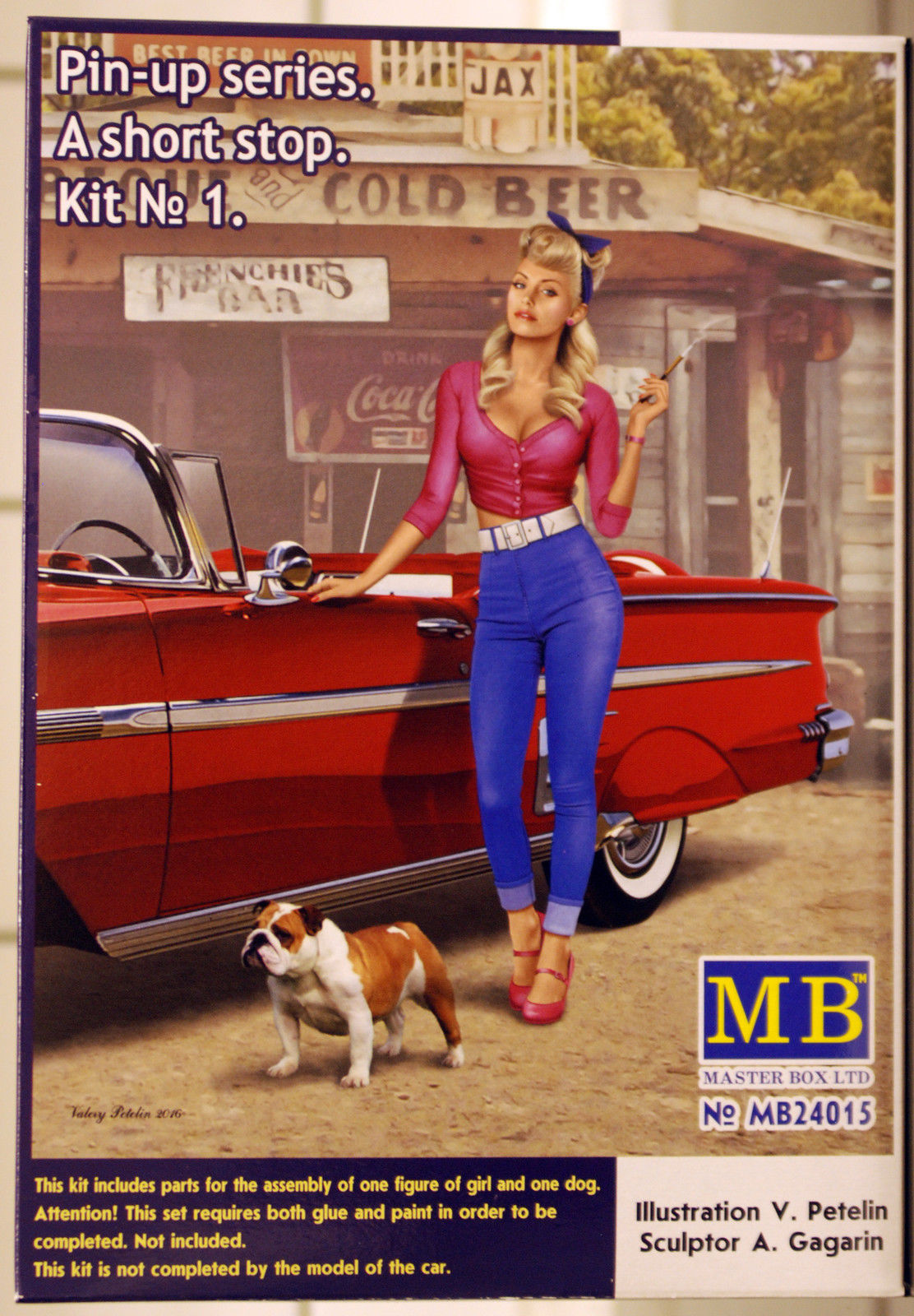 24015 Master Box  Pin Up Series a short stop No.1 Figurenbausatz 1:24 neu 2016