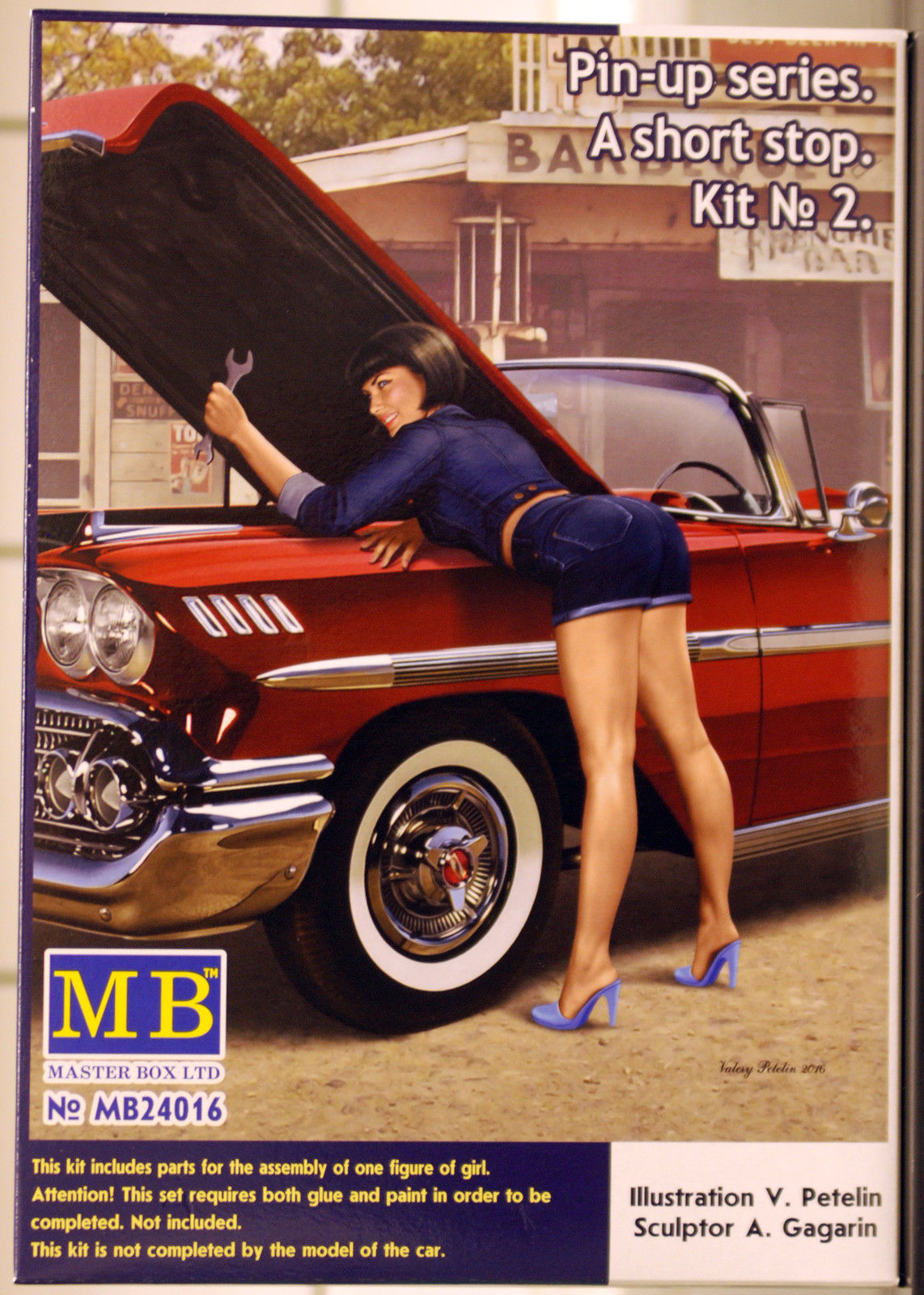 24016 Master Box  Pin Up Series a short stop No.2 Figurenbausatz 1:24 neu 2016