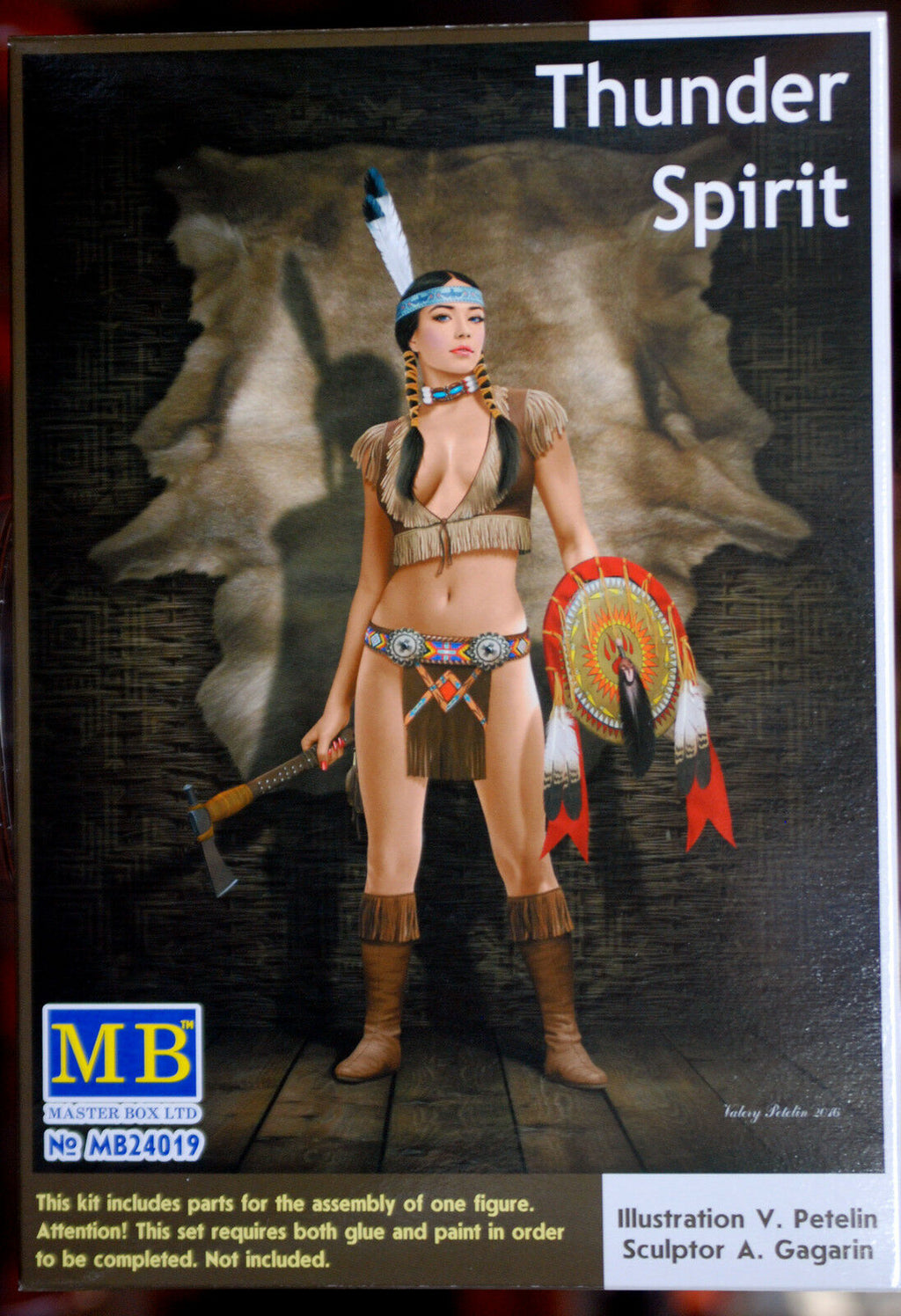 24018B Master Box Pin Up Series Thunder Spirit & Marshal Jessie 1:24 neu 2016