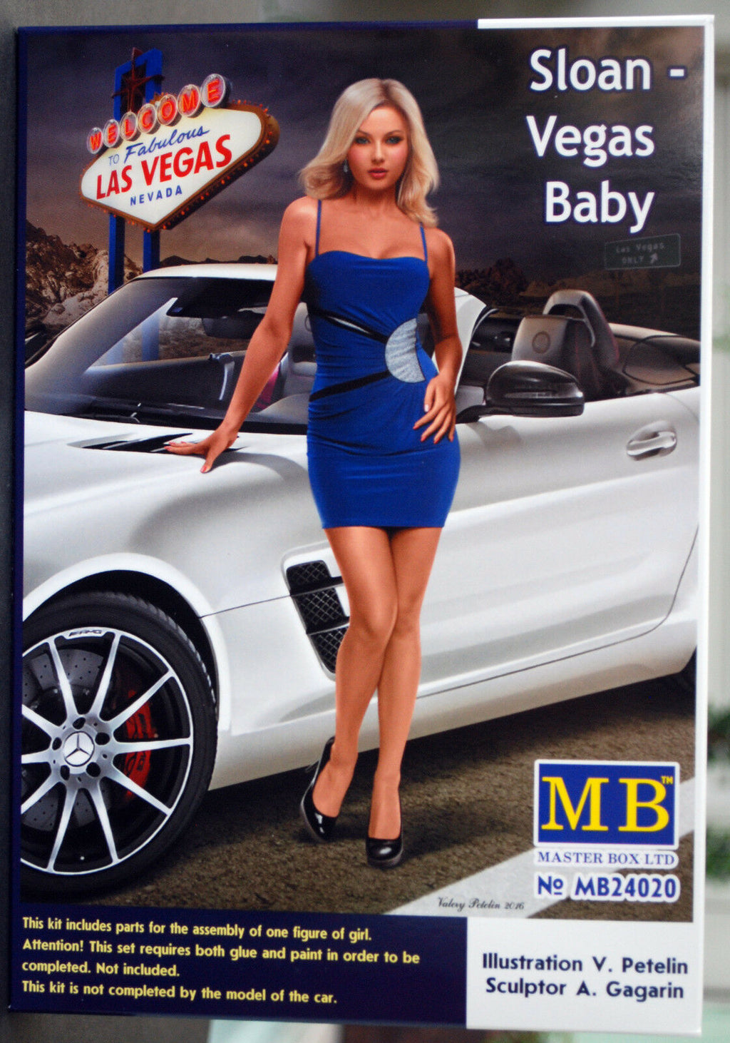 24020 Master Box Dangerous Curves Sloan Vegas Baby Figurenbausatz 1:24 neu 2017