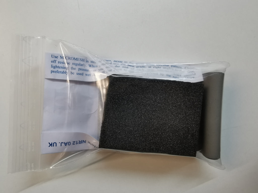 Alclad 2 Micromesh Schleifblock Schleifleinen Polierleinen Nassschleifen Set