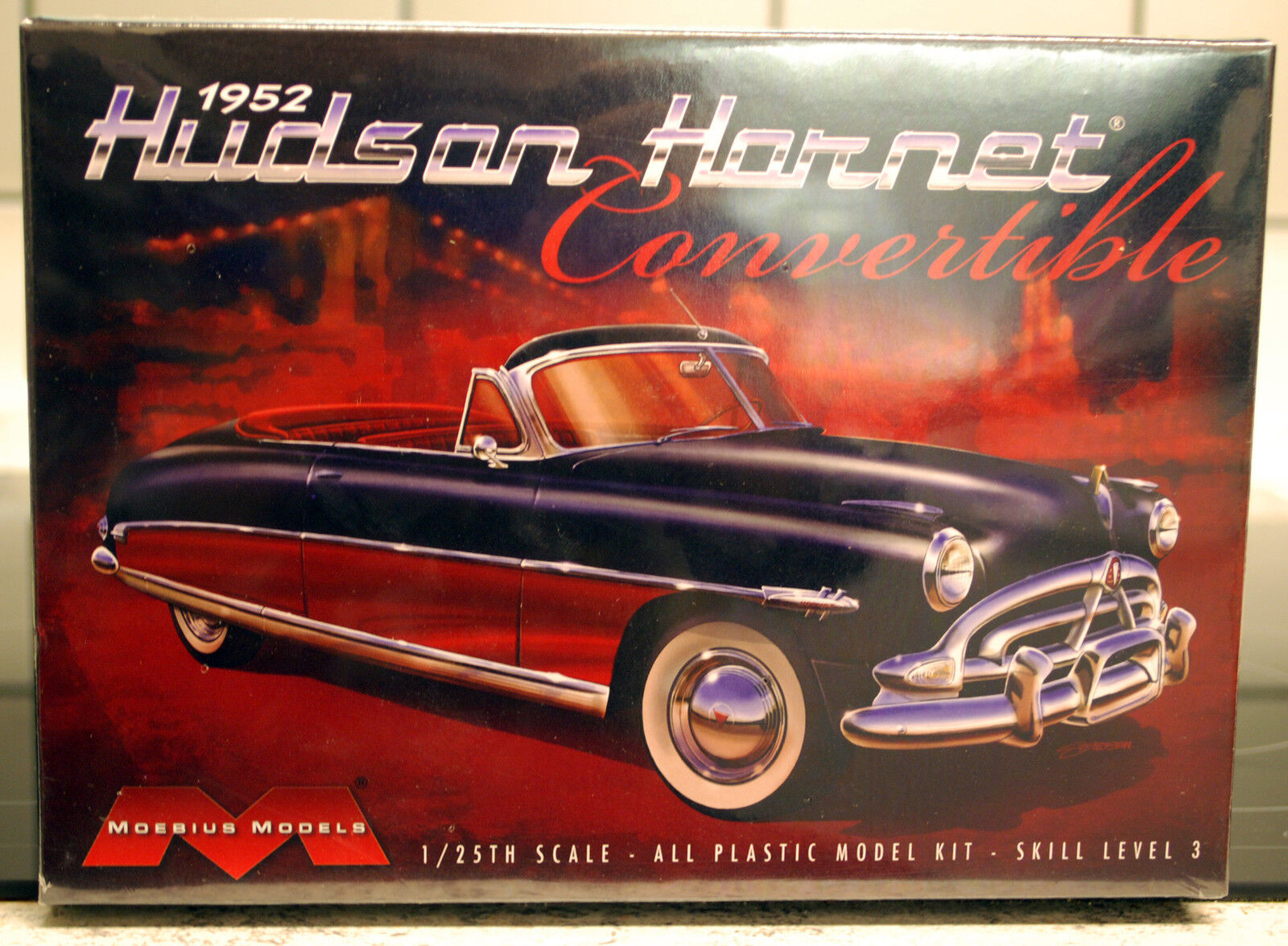 1952 Hudson Hornet Convertible, 1:25, Moebius 1204