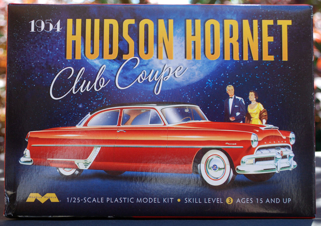 1954 Hudson Hornet Club Coupe, 1:25, Moebius 1213  neu, neu, 2015, neu, neu