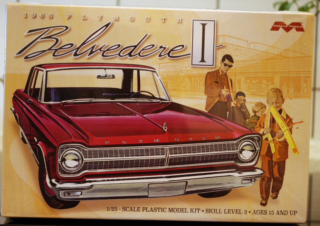 1965 Plymouth Belvedere 1:25, Moebius 1218 neu new tool 2016 neu, neu