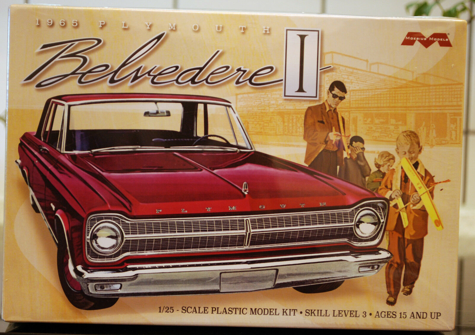 1965 Plymouth Belvedere 1:25, Moebius 1218 neu new tool 2016 neu, neu