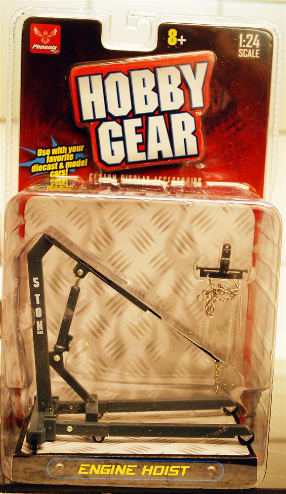 18435 Werkstatt Autoreparatur Motorkran Engine Hoist 1:24 Hobby Gear