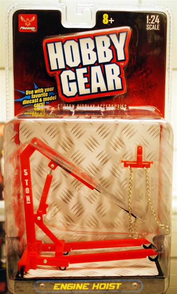 18435 Werkstatt Autoreparatur Motorkran Engine Hoist 1:24 Hobby Gear