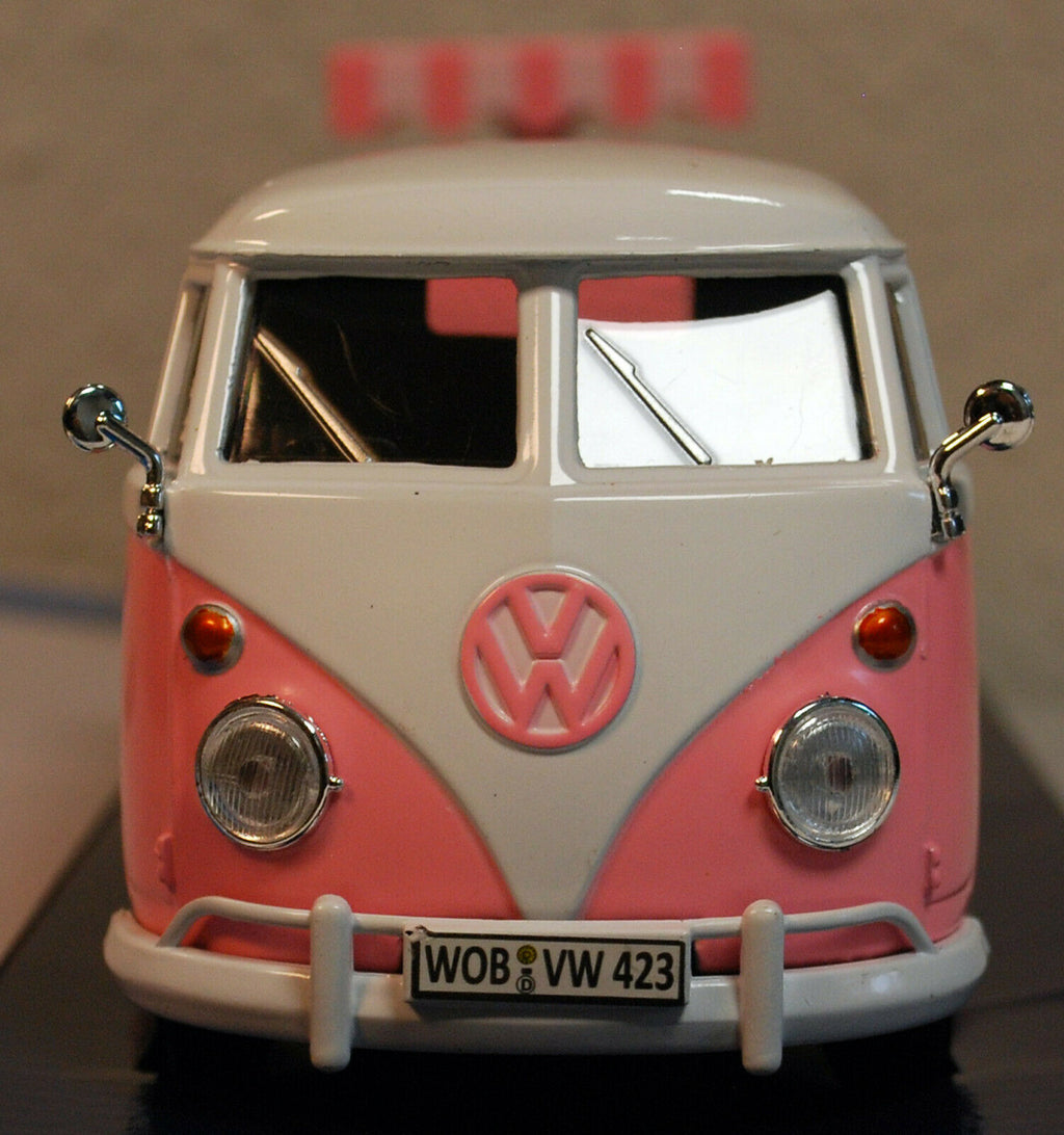 1959 Volkswagen VW T 1 Bulli Eiswagen m. Anhänger 1:24 Motor Max 79672