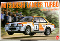 Nunu Platz  24018 1982 Mitsubishi Lancer Turbo Rallye of 1000 Lakes 1:24