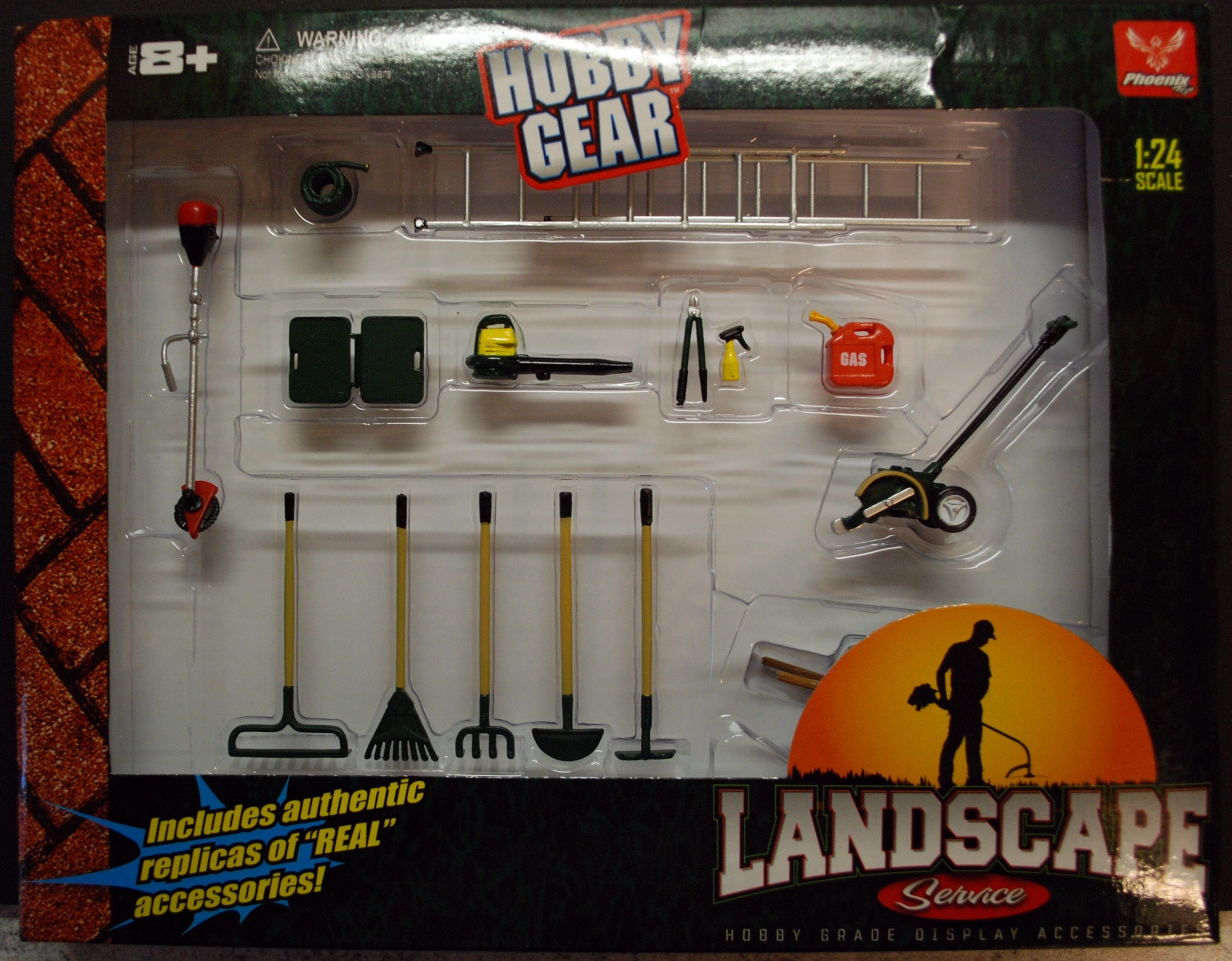 Hobby Gear 18432 Gärtnerei Landschaftsgärtner Landscaping Set, 1:24,