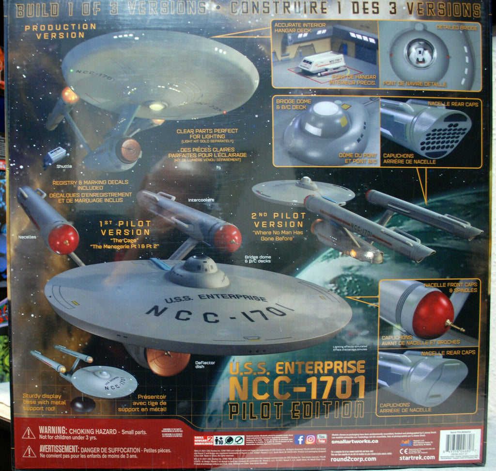 Star Trek TOS U.S.S. Enterprise NCC 1701 1:350 Polar Lights 993