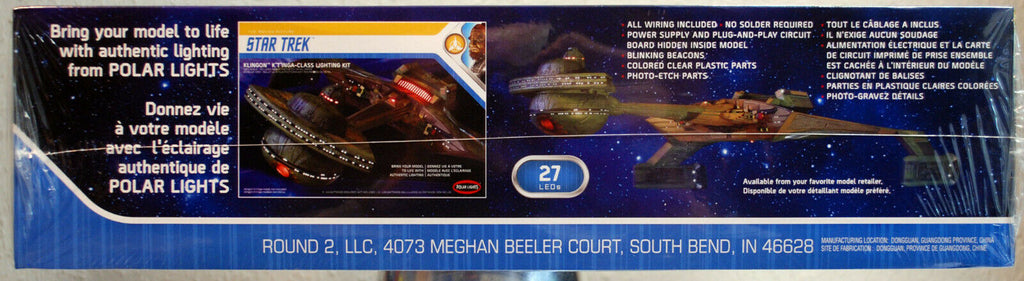 Star Trek Klingon K`TÌnga Class I.K.S. Amar Battle Cruis 1:350 Polar Lights 950