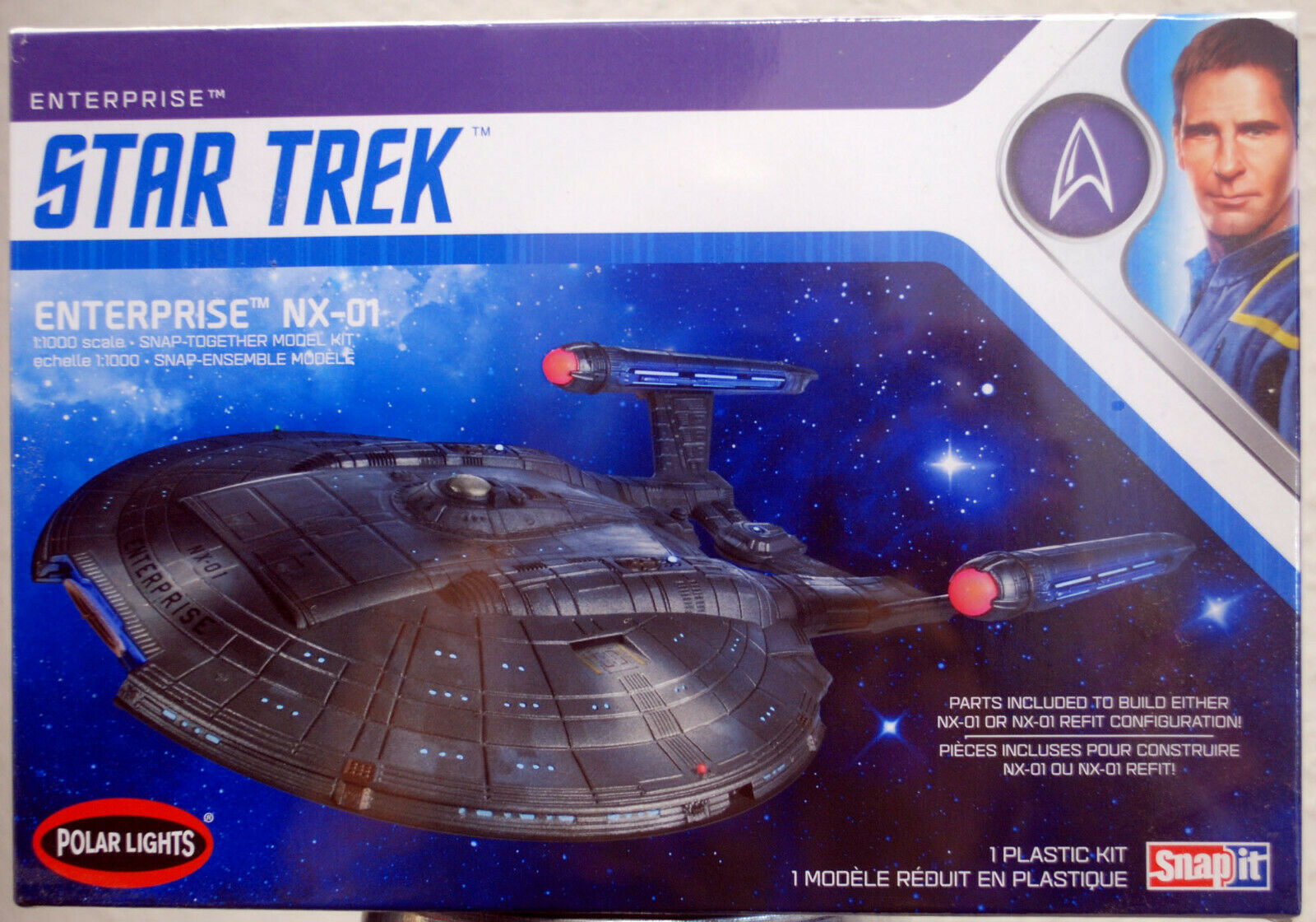 Star Trek USS Enterprise NX 01 1:1000 Polar Lights 966