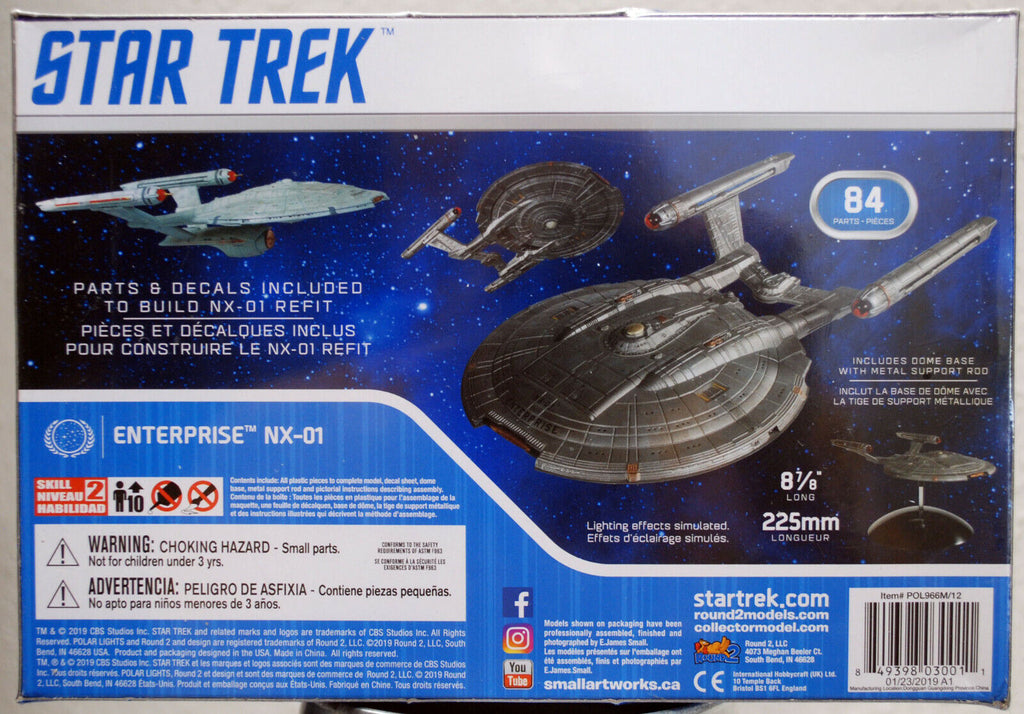 Star Trek USS Enterprise NX 01 1:1000 Polar Lights 966