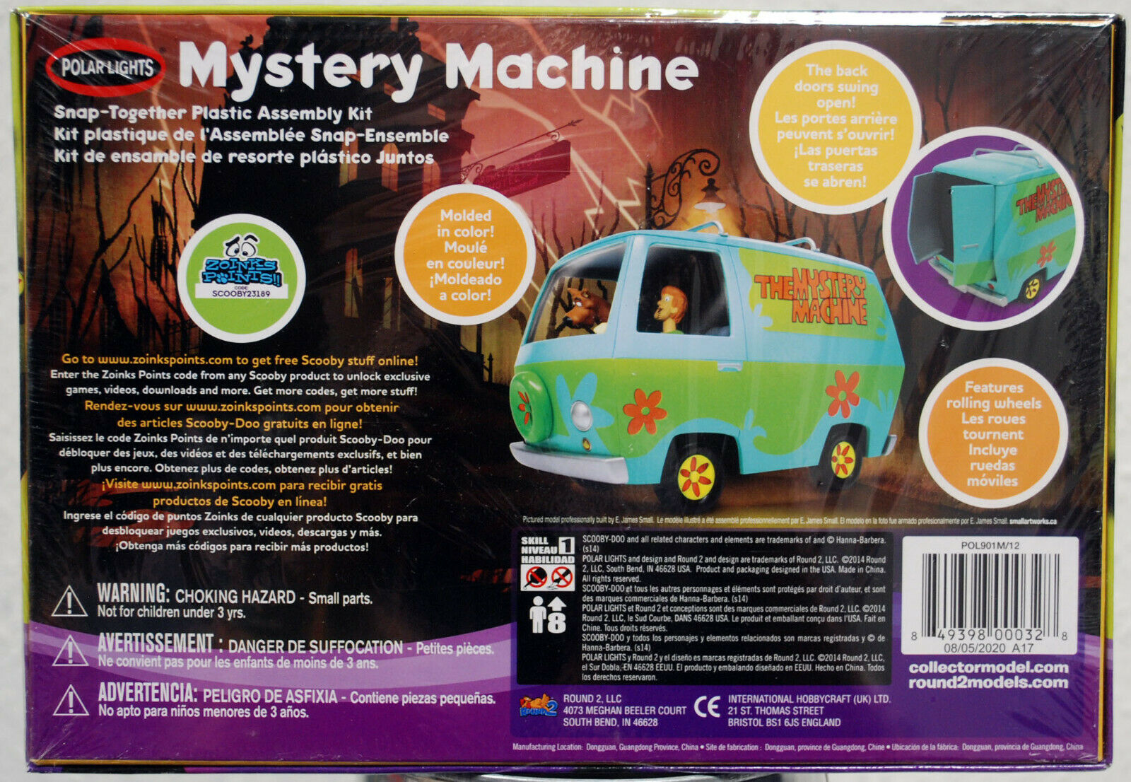 Scooby Doo The Mystery Machine Snap Kit Polar Lights 901